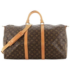 Louis Vuitton Keepall Bandouliere Bag Monogram Canvas 50