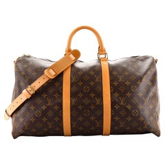 Louis Vuitton Keepall Bandouliere Bag Monogram Canvas 50
