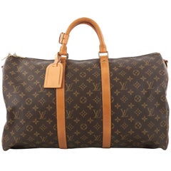 Louis Vuitton Keepall Bandouliere Bag Monogram Canvas 50