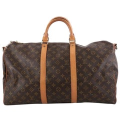 Louis Vuitton Keepall Bandouliere Bag Monogram Canvas 50