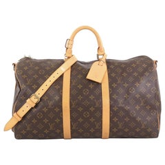 Louis Vuitton Keepall Bandouliere Bag Monogram Canvas 50