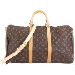 Louis Vuitton Keepall Bandouliere Bag Monogram Canvas 50