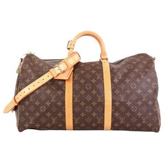 Louis Vuitton Keepall Bandouliere Bag Monogram Canvas 50