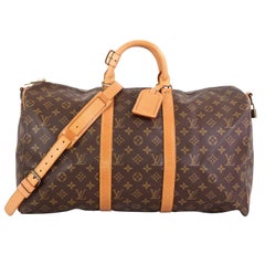 Louis Vuitton Keepall Bandouliere Bag Monogram Canvas 50