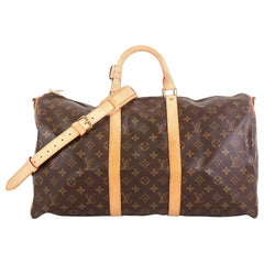 Louis Vuitton Keepall Bandouliere Bag Monogram Canvas 50