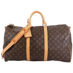 Louis Vuitton Keepall Bandouliere Bag Monogram Canvas 50