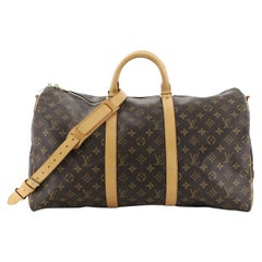 Louis Vuitton Keepall Bandouliere Bag Monogram Canvas 50