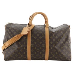 Louis Vuitton Keepall Bandouliere Bag Monogram Canvas 50