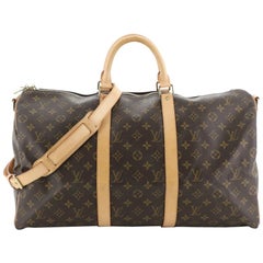 Louis Vuitton Keepall Bandouliere Bag Monogram Canvas 50