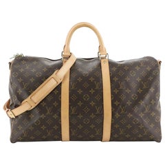 Louis Vuitton Keepall Bandouliere Bag Monogram Canvas 50