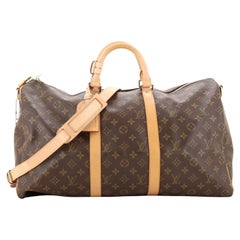 Louis Vuitton Keepall Bandouliere Bag Monogram Canvas 50