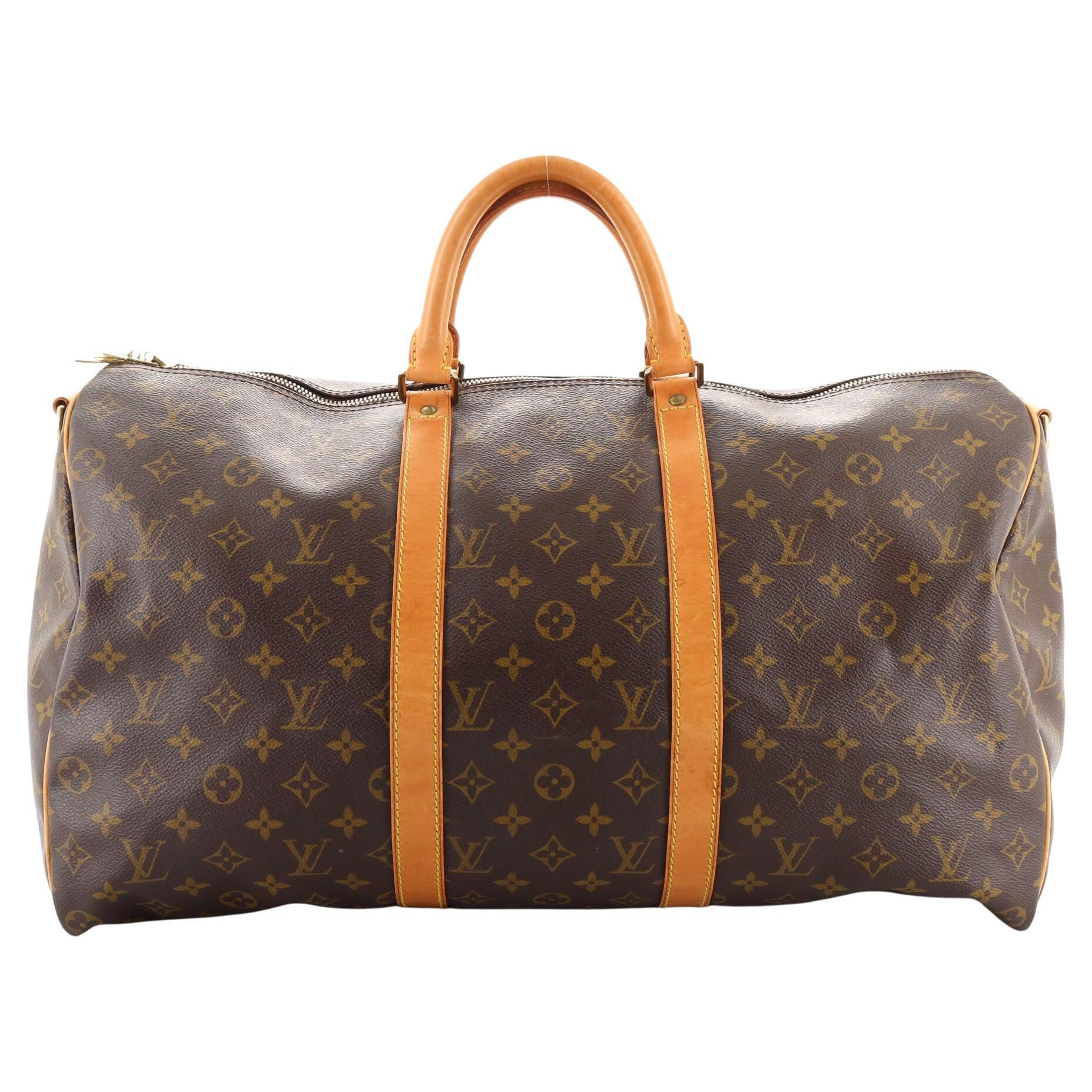 Louis Vuitton Keepall Bandouliere 50 - 58 For Sale on 1stDibs | keepall  bandouliere 50 price, keepall bandouliere 50, louis vuitton keepall 50