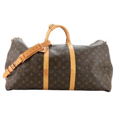 Louis Vuitton Keepall Bandouliere Tasche Monogramm Segeltuch 50 Louis Vuitton Keepall Bandouliere Tasche Monogramm Segeltuch 50