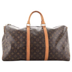 Louis Vuitton Keepall Bandouliere Bag Monogram Canvas 50