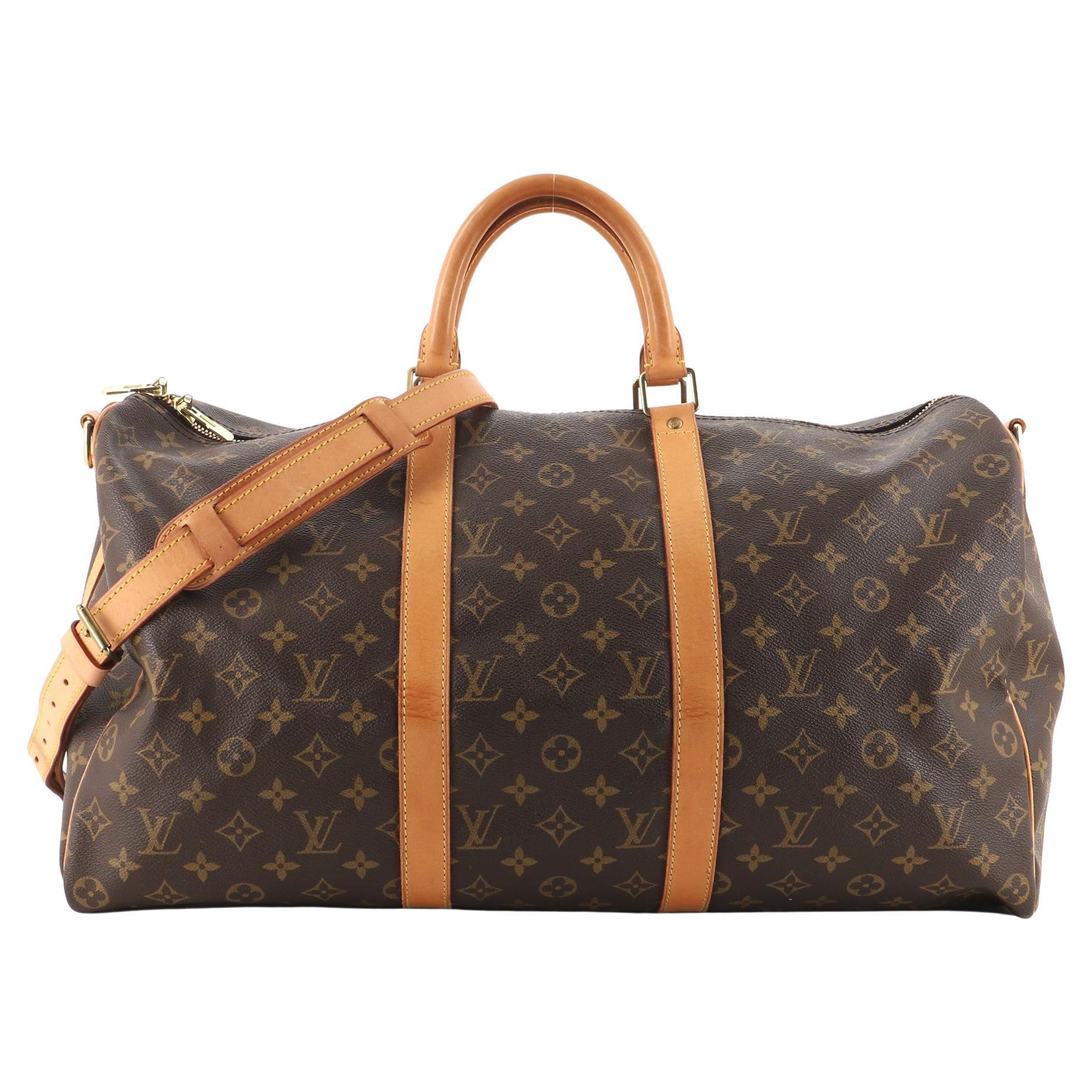 Louis Vuitton Keepall Bandouliere 50 - 58 For Sale on 1stDibs | keepall  bandouliere 50 price, keepall bandouliere 50, louis vuitton keepall 50