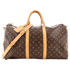 Louis Vuitton Keepall Bandouliere Bag Monogram Canvas 50