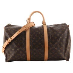 Louis Vuitton Keepall Bandouliere Bag Monogram Canvas 50