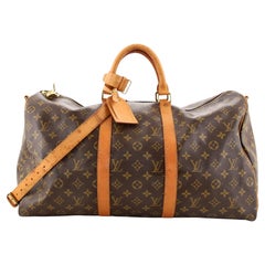 Louis Vuitton Keepall Bandouliere Bag Monogram Canvas 50