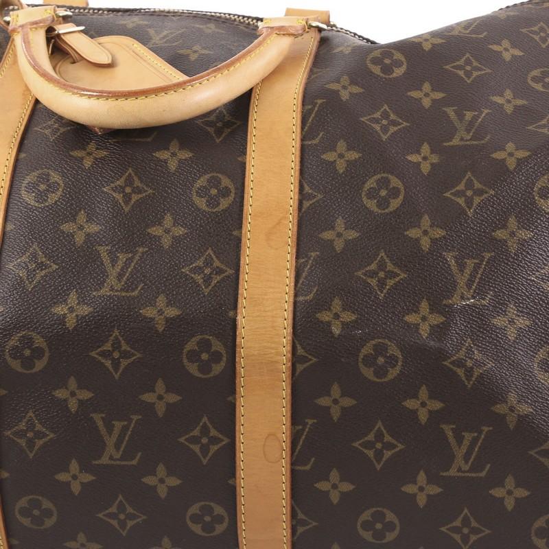 Louis Vuitton Keepall Bandouliere Bag Monogram Canvas 55 5