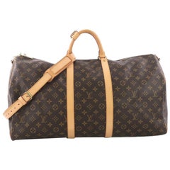 Louis Vuitton Keepall Bandouliere Bag Monogram Canvas 55