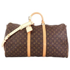 Louis Vuitton Keepall Bandouliere Bag Monogram Canvas 55