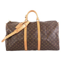Louis Vuitton Keepall Bandouliere Bag Monogram Canvas 55