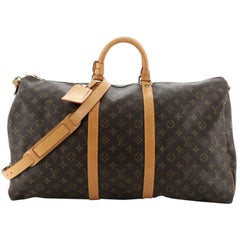 Louis Vuitton  Keepall Bandouliere Bag Monogram Canvas 55