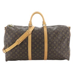 Louis Vuitton Keepall Bandouliere Bag Monogram Canvas 55