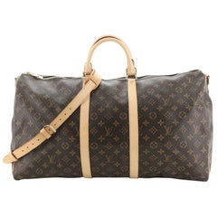 Louis Vuitton Keepall Bandouliere Bag Monogram Canvas 55