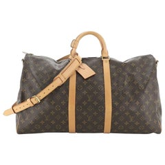 Louis Vuitton Keepall Bandouliere Bag Monogram Canvas 55