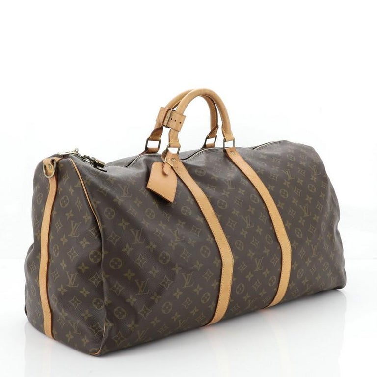Louis Vuitton Keepall Bandouliere Bag Monogram Canvas 60 ...