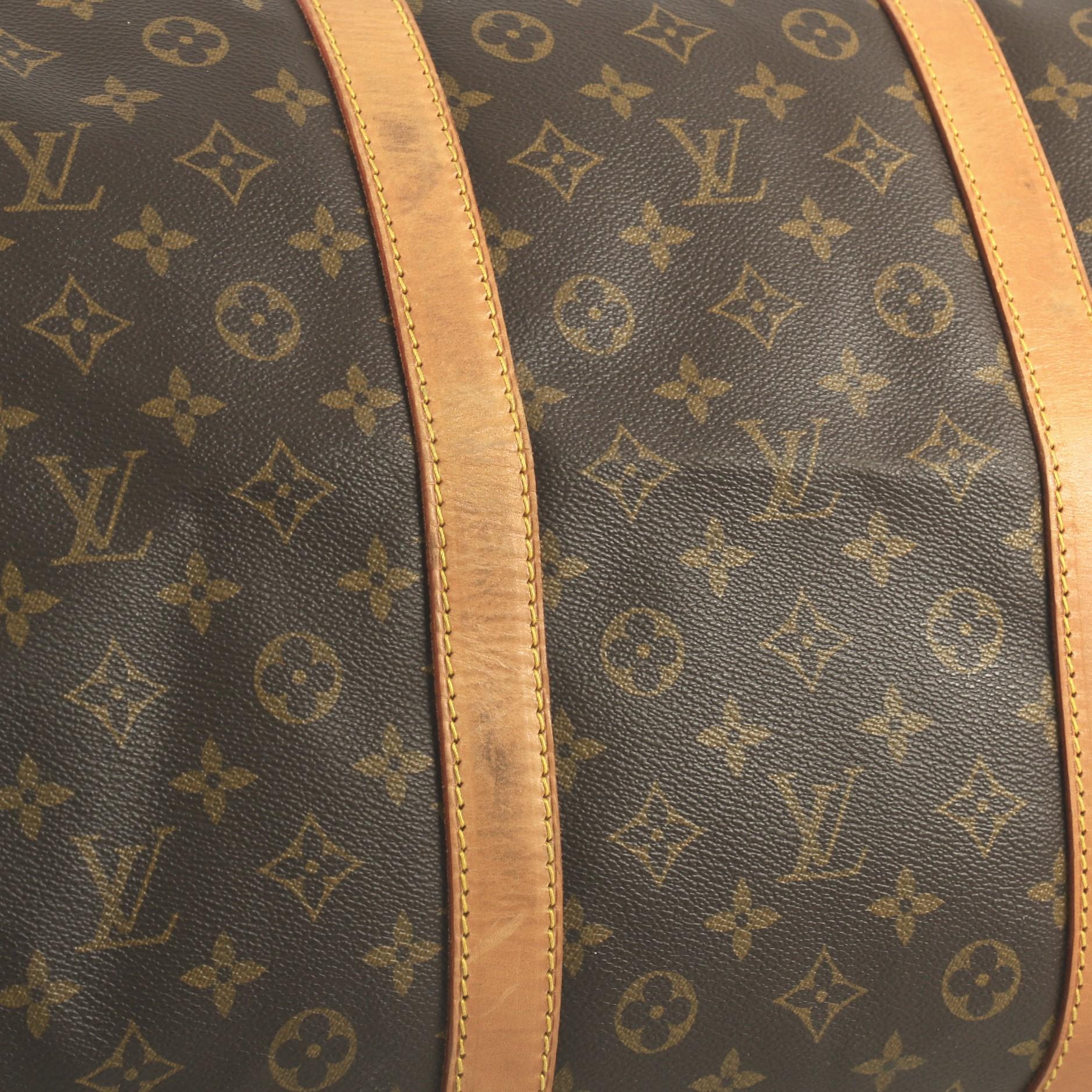 Women's Louis Vuitton Keepall Bandouliere Bag Monogram Canvas 60