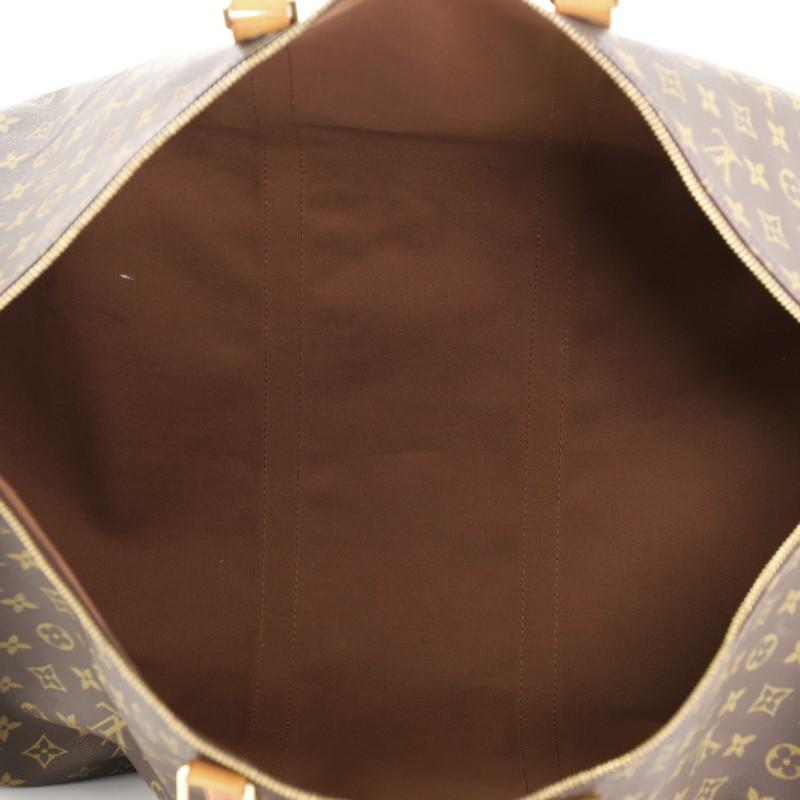 Women's or Men's Louis Vuitton Keepall Bandouliere Bag Monogram Canvas 60
