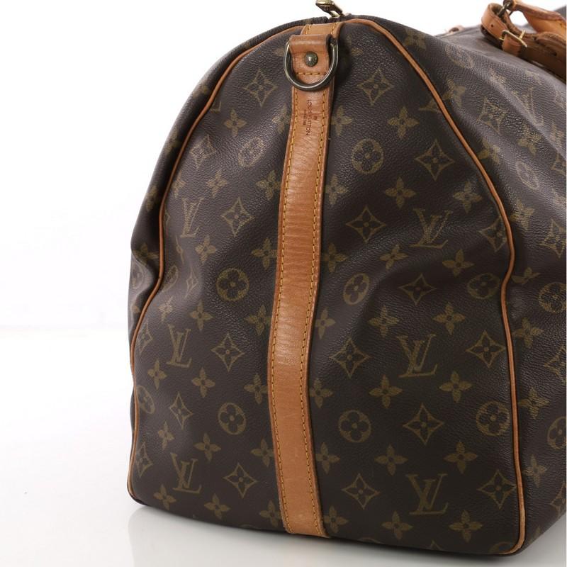  Louis Vuitton Keepall Bandouliere Bag Monogram Canvas 60 1