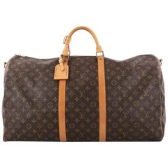 Louis Vuitton Keepall Bandouliere Bag Monogram Canvas 60