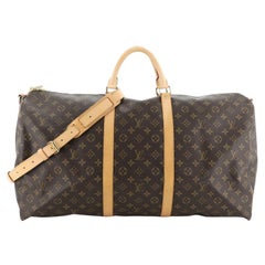 Louis Vuitton Keepall Bandouliere Bag Monogram Canvas 60