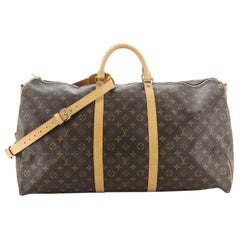 Louis Vuitton Keepall Bandouliere Bag Monogram Canvas 60