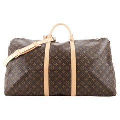 Louis Vuitton Keepall Bandouliere Bag Monogram Canvas 60