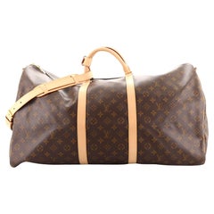 Louis Vuitton Keepall Bandouliere Bag Monogram Canvas 60