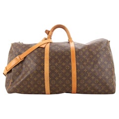 Louis Vuitton Keepall Bandouliere Bag Monogram Canvas 60