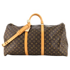 Louis Vuitton Keepall Bandouliere Bag Monogram Canvas 60