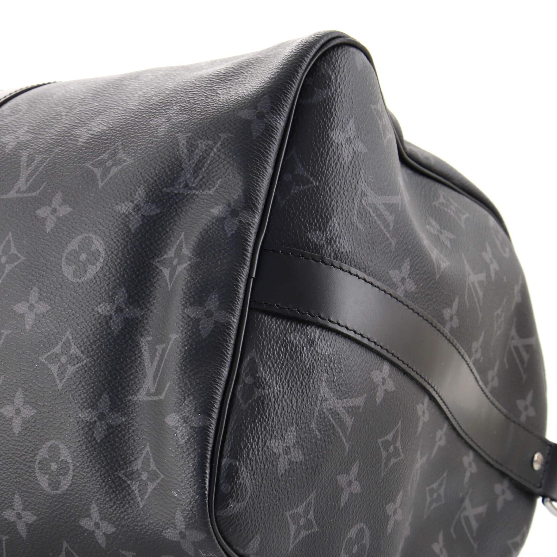Louis Vuitton Keepall Bandouliere Bag Monogram Eclipse Canvas 45 2