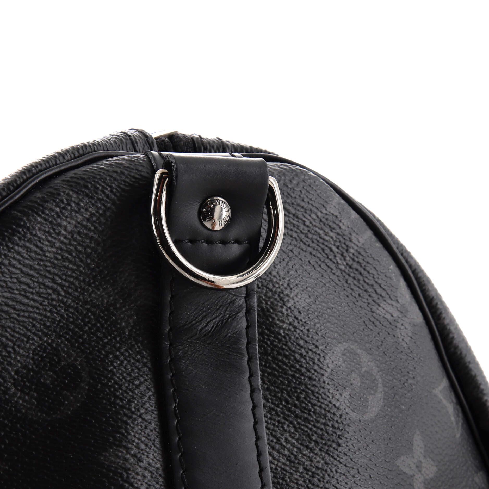Louis Vuitton Keepall Bandouliere Bag Monogram Eclipse Canvas 55 5