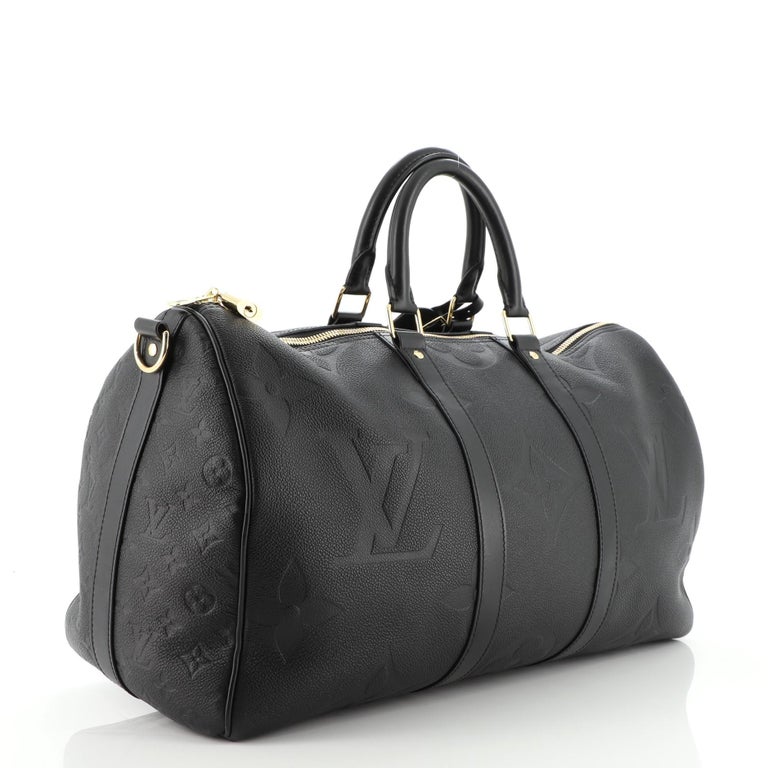Louis Vuitton Keepall Bandouliere Bag Monogram Empreinte Giant 45