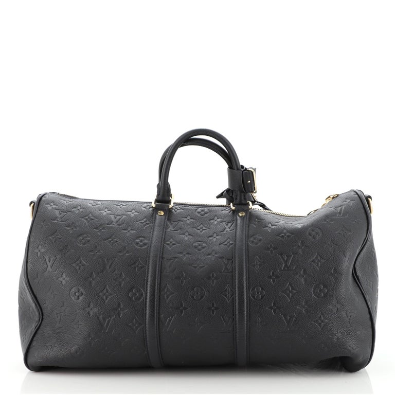 Louis Vuitton Black Monogram Vernis Mercer Keepall Boston Duffle Bag  1025lv11 For Sale at 1stDibs