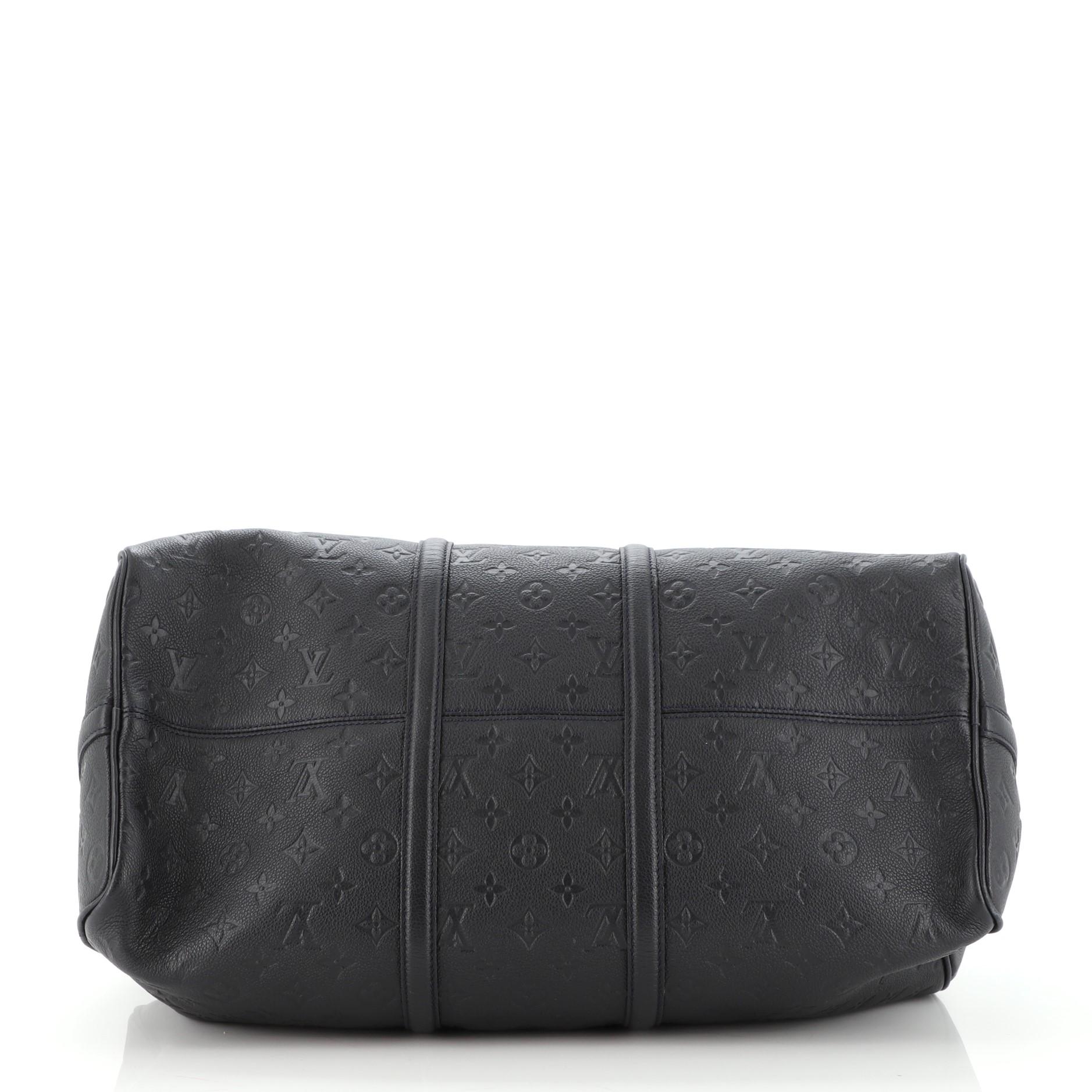 Louis Vuitton Keepall Bandouliere Tasche mit Monogramm aus Empreinte Leder 45 für Damen oder Herren