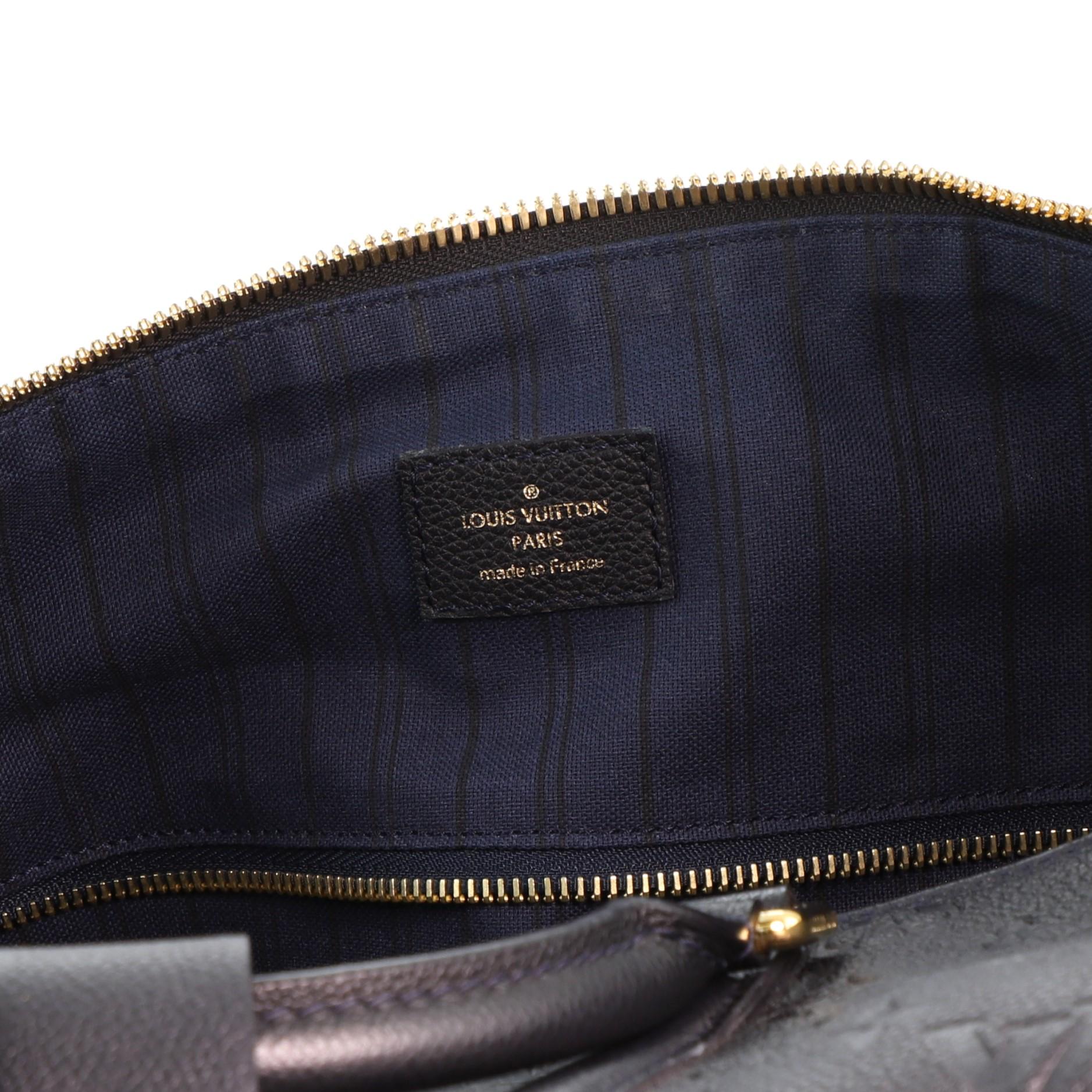 Women's or Men's Louis Vuitton Keepall Bandouliere Bag Monogram Empreinte Leather 45