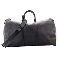 Louis Vuitton Keepall Bandouliere Bag Monogram Shadow Leather 50 Louis Vuitton Keepall Bandouliere Bag Monogram Shadow Leather 50