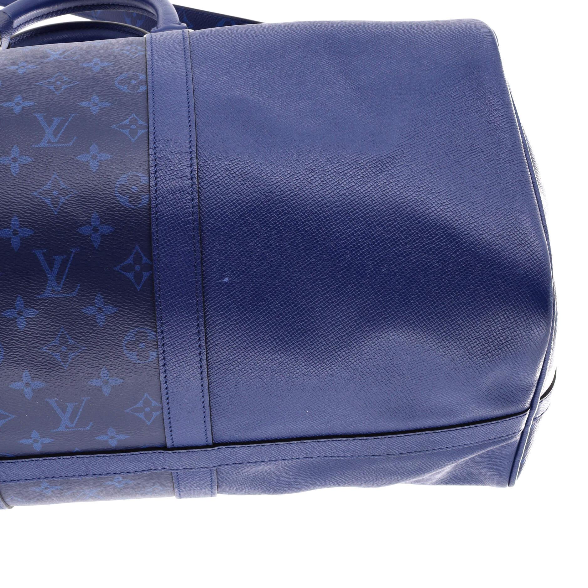 Louis Vuitton Keepall Bandouliere Bag Monogram Taigarama 50 2