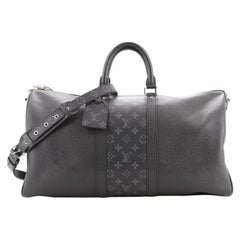 Louis Vuitton Keepall Bandouliere Tasche mit Monogramm Taigarama 50